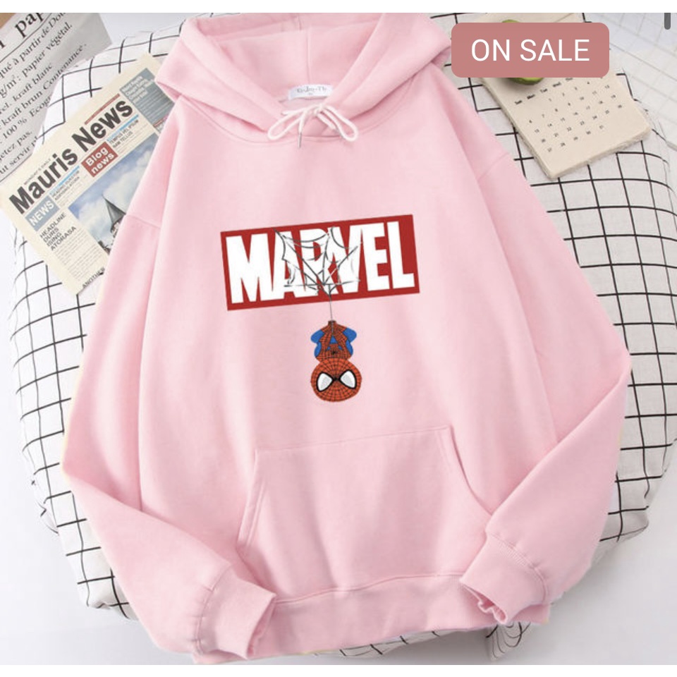 Jumper Hoodie Anak  MARVEL SPIDERMAN II Jaket Hoodie Anak Viral II Sweater Hoodie Kids Sz M - XL ( Laki Laki &amp; Peremepuan )