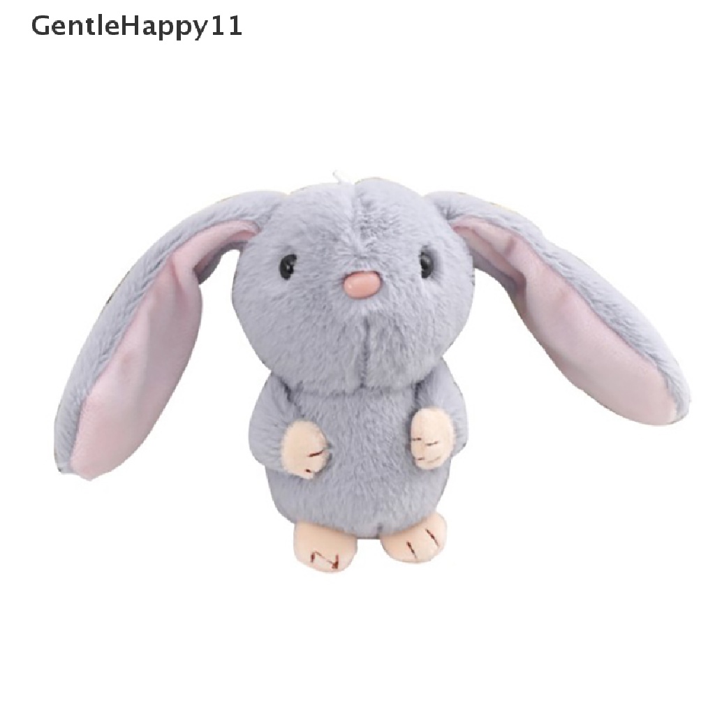 Gentlehappy Liontin Boneka Kelinci Bertelinga Panjang Lucu little white rabbit plush gift Boneka Tas Gantungan Kunci Liontin Hadiah Anak Tidur Boneka id