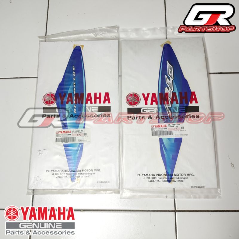 STRIPING TAMENG MIO SPORTY BIRU 2007 ORI YGP ORIGINAL YAMAHA GRAPHIC STIKER