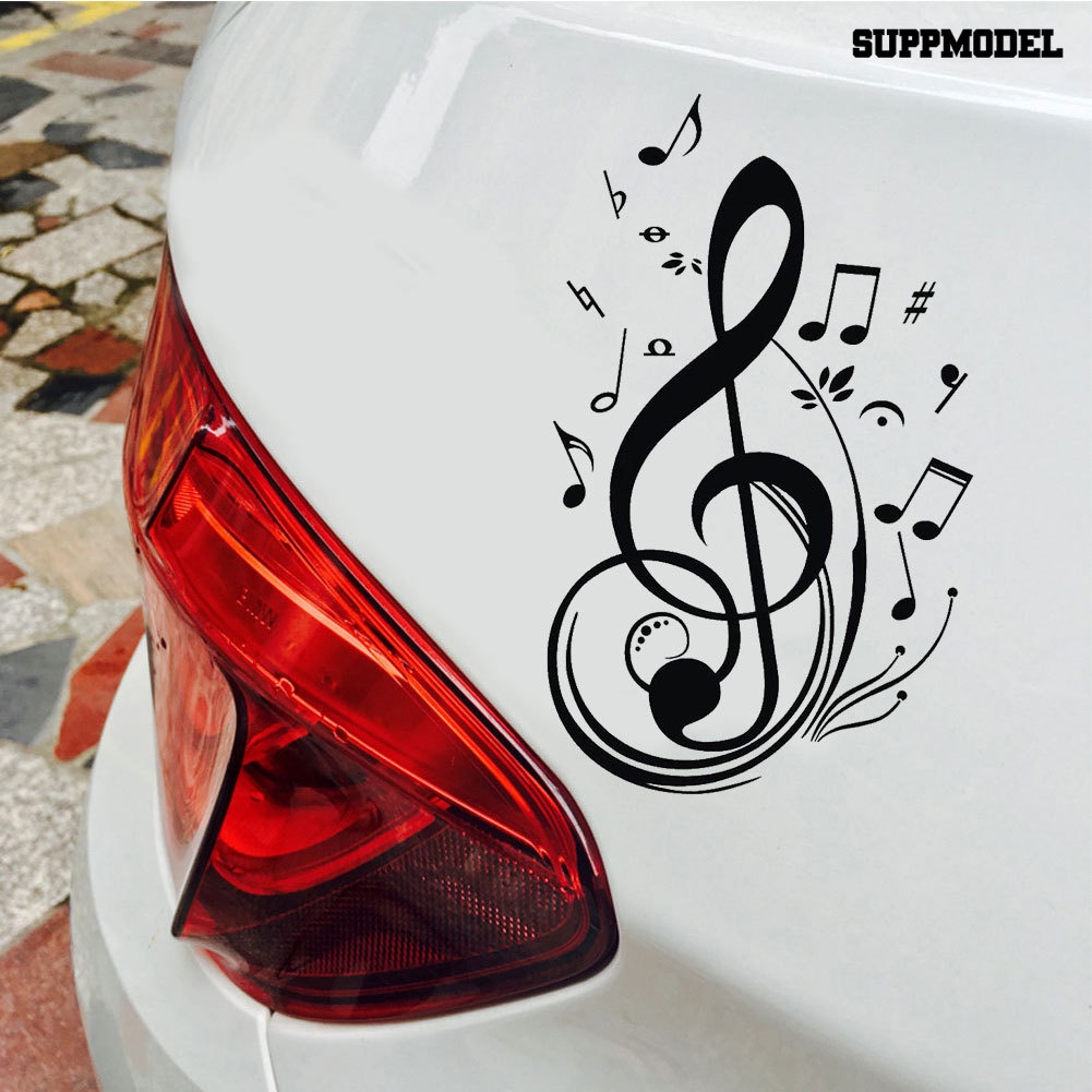 [SM] Nota Musik Dekorasi Rumah Sticker Decal Mobil Truk Laptop Jendela Dinding Bumper