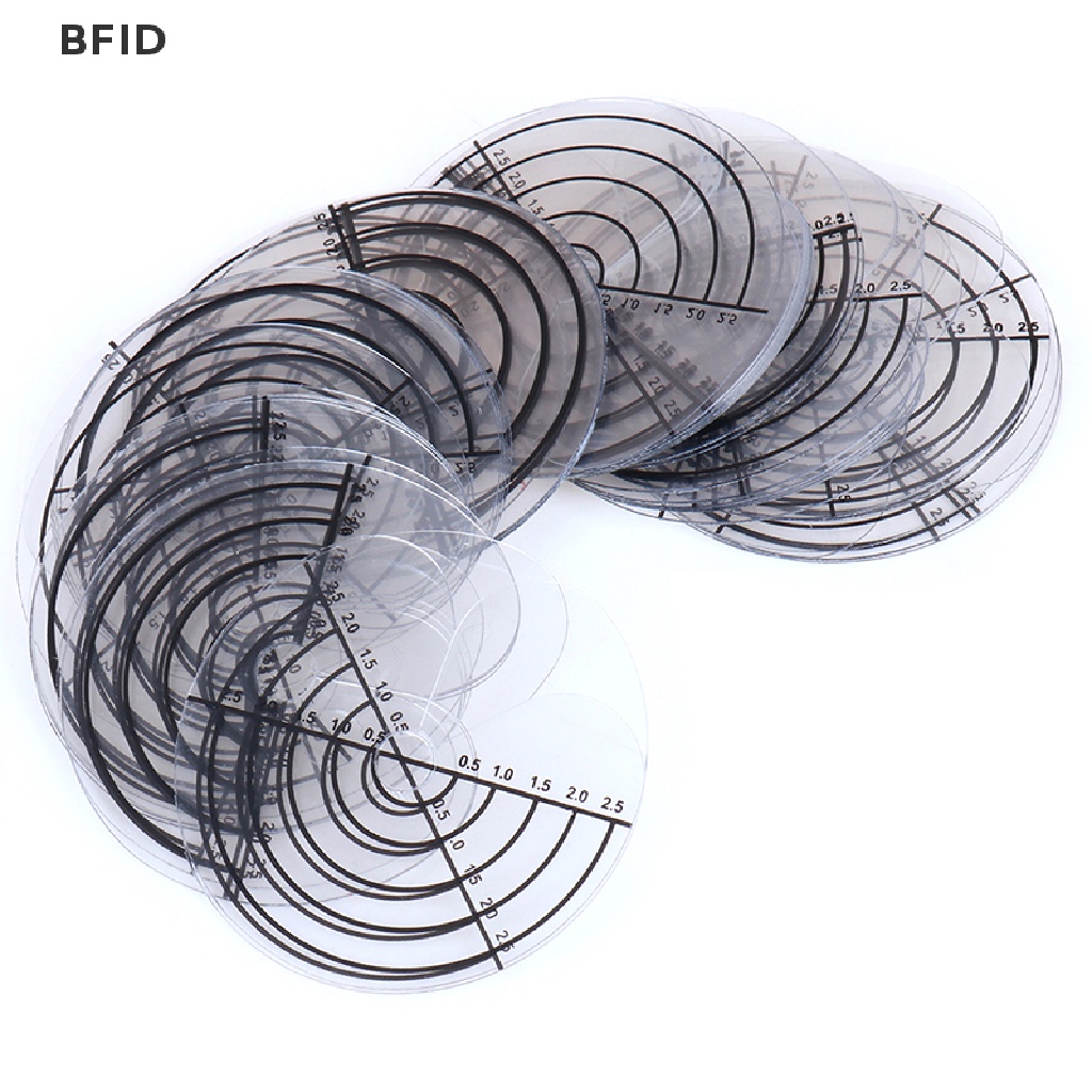 [BFID] 50pcs/lot Pelindung Panas Perisai Kera Tip Rambut Ekstensi Salon Dengan Skala [ID]