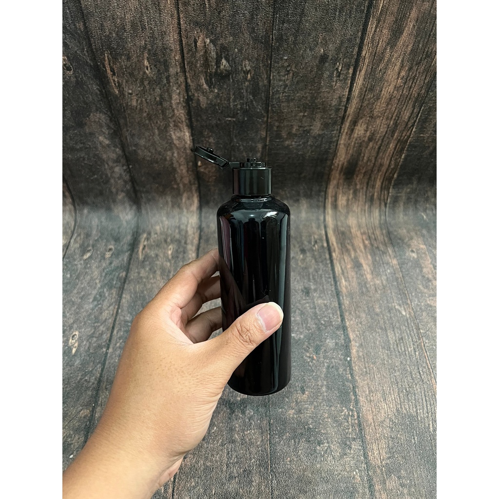 Botol Hitam 250ml / 250 ml - fliptop JAMUR