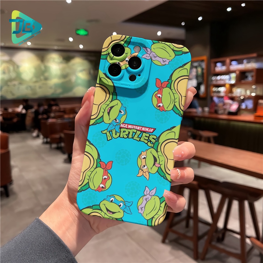 CUSTOM CASE SOFTCASE SILIKON PROCAMERA TURTLES CUSTOM IPHONE 6 6S 7 7+ 8 8+ X XS MAX 11 12 13 14 PRO MAX  JB6694