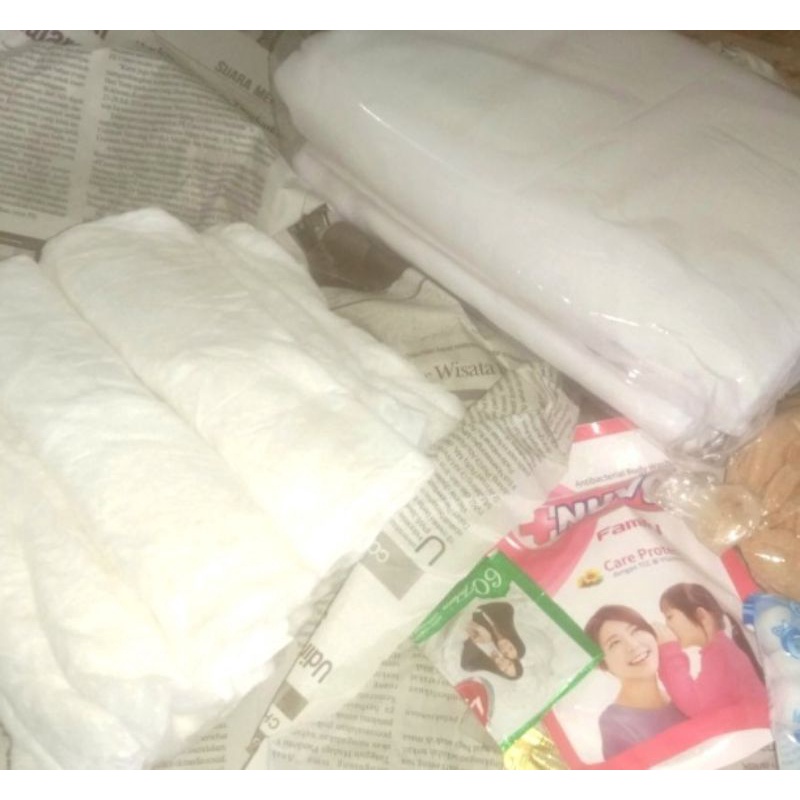 KAIN KAFAN BAHAN KATUN PRIMA NO MEREK||KAIN MORI PUTIH POLOS||KAIN KAFAN KATUN PRIMA KUALITAS SANGAT