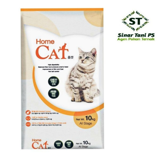 HOME CAT 10kg Makanan Pakan Kucing Import Korea for All Life Stage