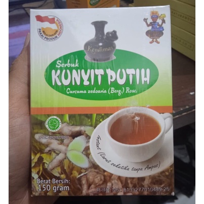 

Serbuk KUNYIT PUTIH Kendimas 150 gram