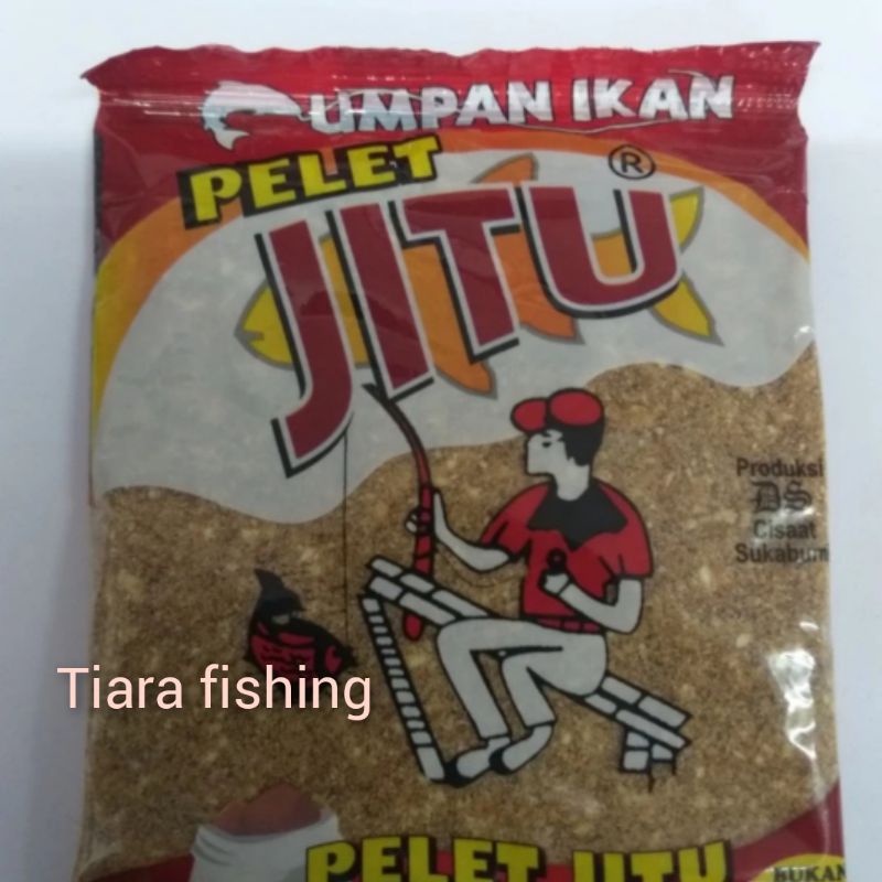 PELET JITU TOPI MERAH UMPAN MANCING PELET IKAN PRODUK CISAAT SUKABUMI