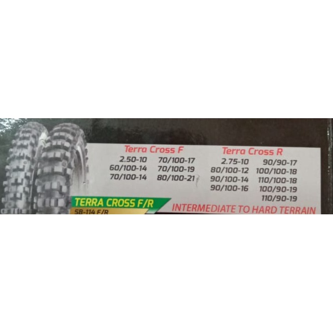 Ban KLX CRF Swallow Terra Cross Pro sb114 ring 14 17 18 16 19 Trail motocross rimba