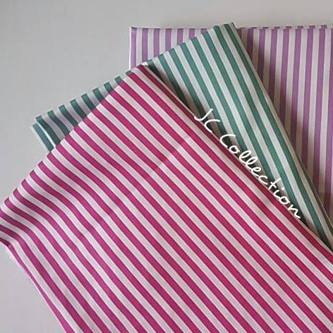 PRODUCT TERMURAH [Buy 2 Free Gold] Medium Stripes ~ Kain Katun Jepang Japan Design Japan Cotton Ori 