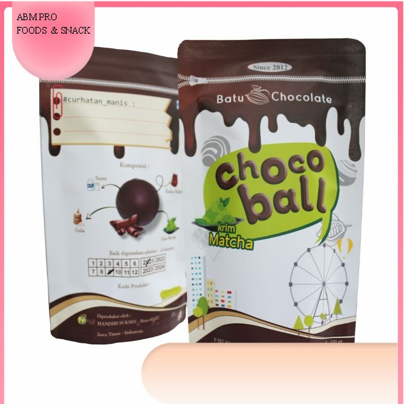 

CHOCOBALL MATCHA / GREEN TEA OLEH OLEH MALANG MANIS ENAK COKELAT KEKINIAN