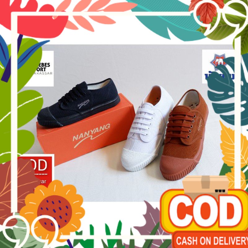 Sekolah Kuliah Kerja santai polos / SEPATU TAKRAW NANYANG ORIGINAL THAILAND