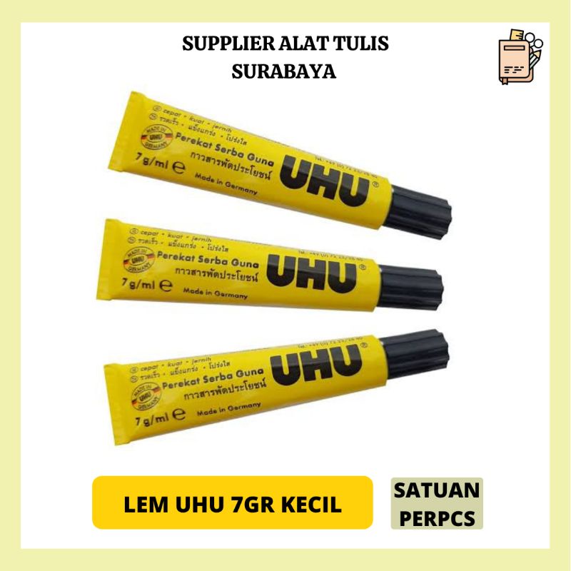 

LEM UHU KECIL 7GR LEM KERTAS SERBA GUNA KUAT MURAH