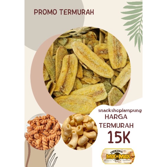 TERMURAH KERIPIK KRIPIK PISANG KEPOK ANEKA RASA COKLAT KEJU GREENTEA LAMPUNG