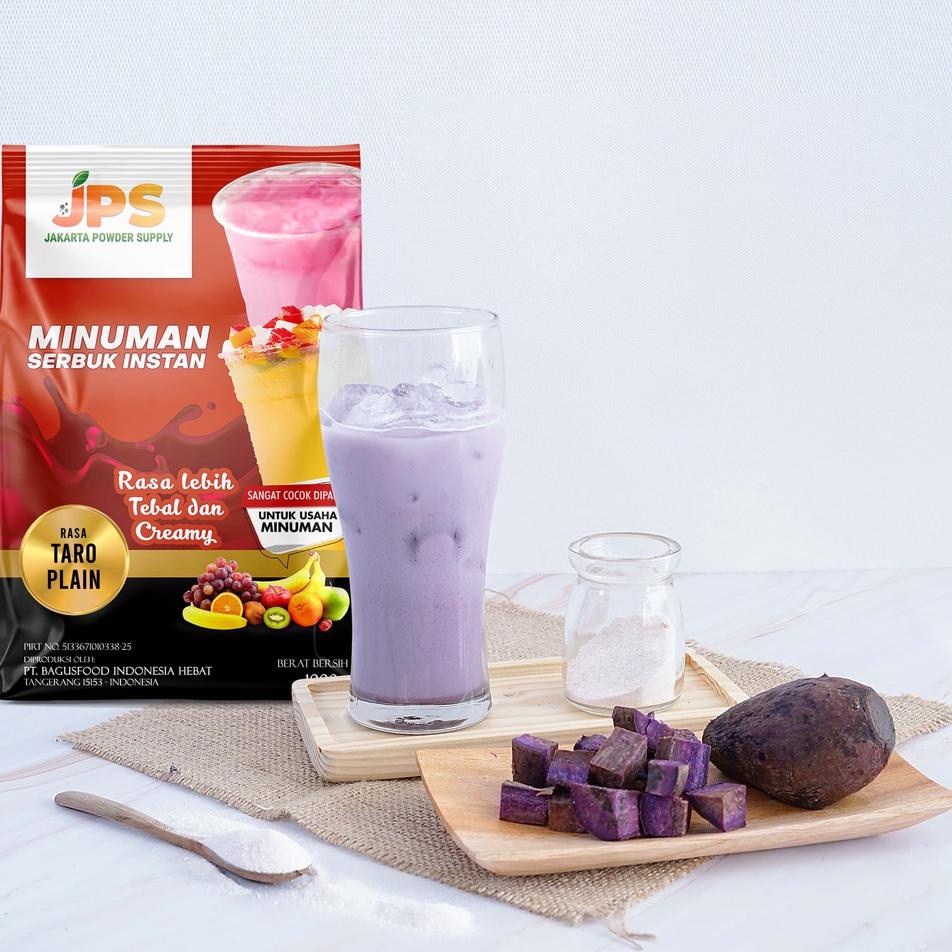 

TERMURAH Powder Drink JPS Bubuk Minuman Rasa TARO PLAIN 1Kg