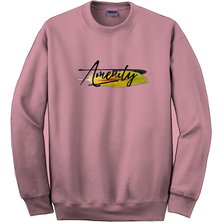 crewneck sweater pria kekinian motif ARMENITY termurah /bahan fleece lembut dan tebal