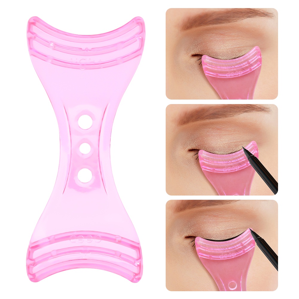 1pc Alat Bantu Make Up Mata Multifungsi Profesional Eyeliner Template Maskara Baffle Alis Eyeliner Shaper Tools