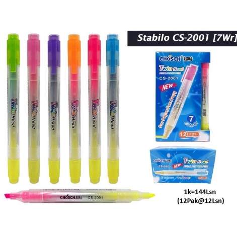 

Paling Murah Stabilo Warna Warni Isi 12 Pcs / Stabilo Murah Model 7