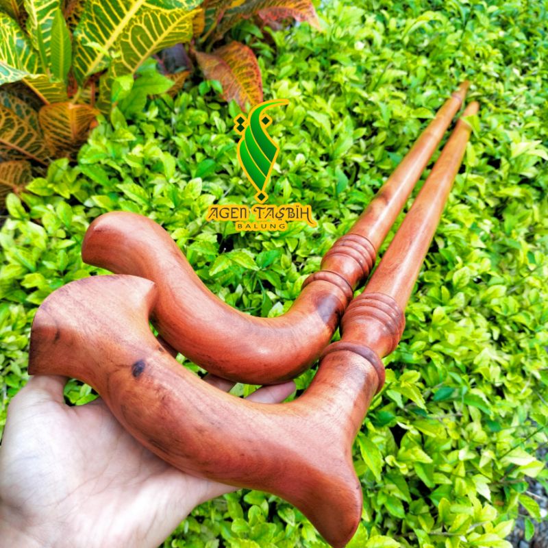 Tongkat Jalan Kayu Walikukun Dan Kayu Johar Panjang 1 Meter