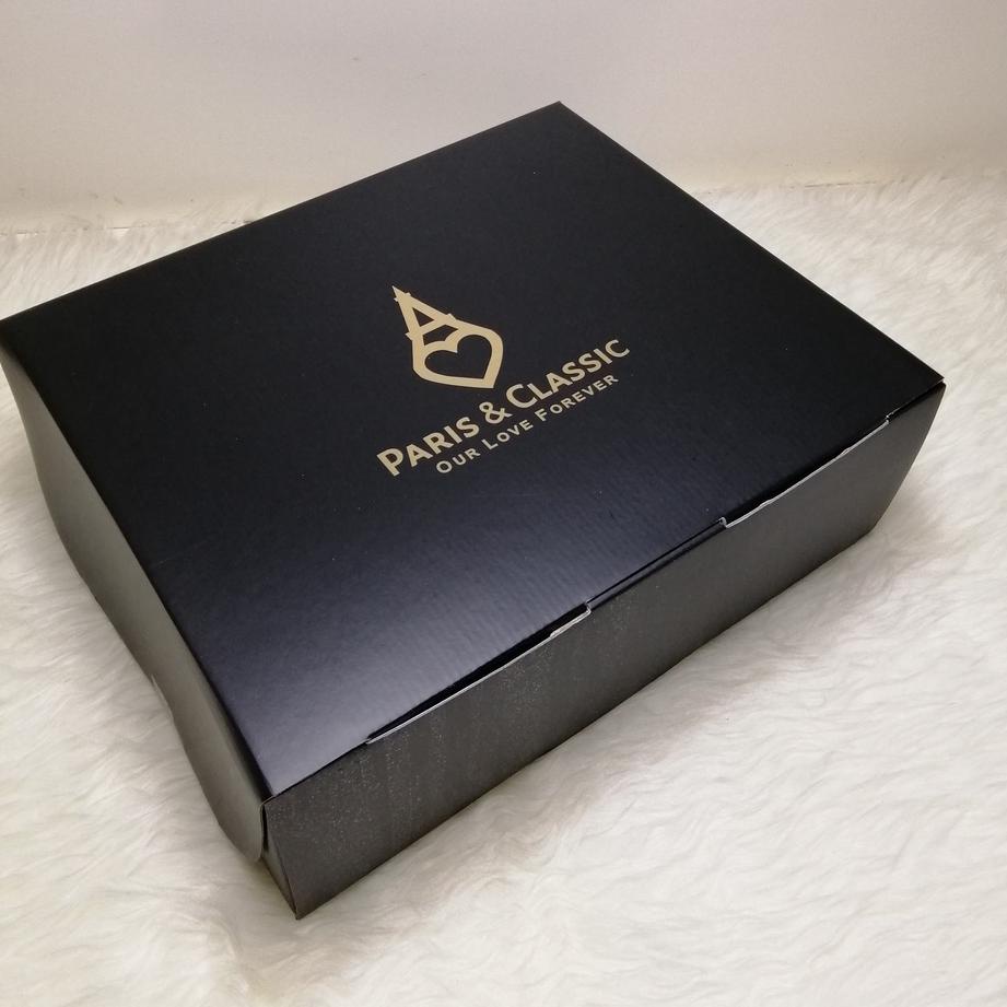 

DNL819 Box Kotak Hampers Kado Tas Paris Classic Size 32 x 27 x 9 cm ||