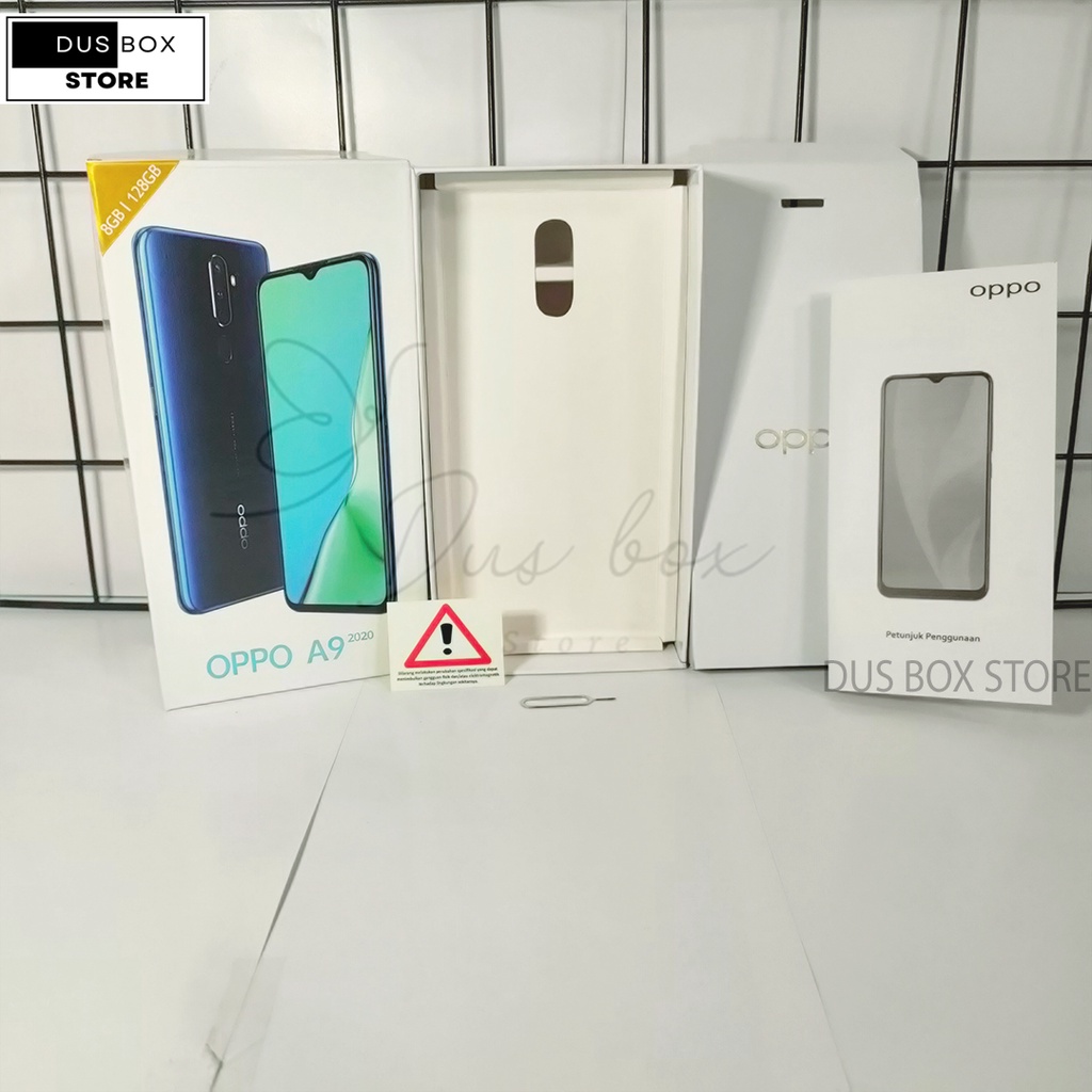 DUS BOX OPPO A9 2020 -FREE STICKER DAN FULLSET- BOX OPPO