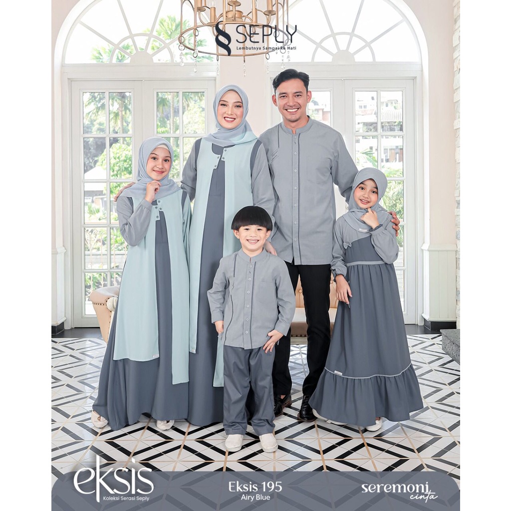 SARIMBIT KELUARGA / COUPLE KELUARGA EKSIS 195 AIRY BLUE BY SEPLY
