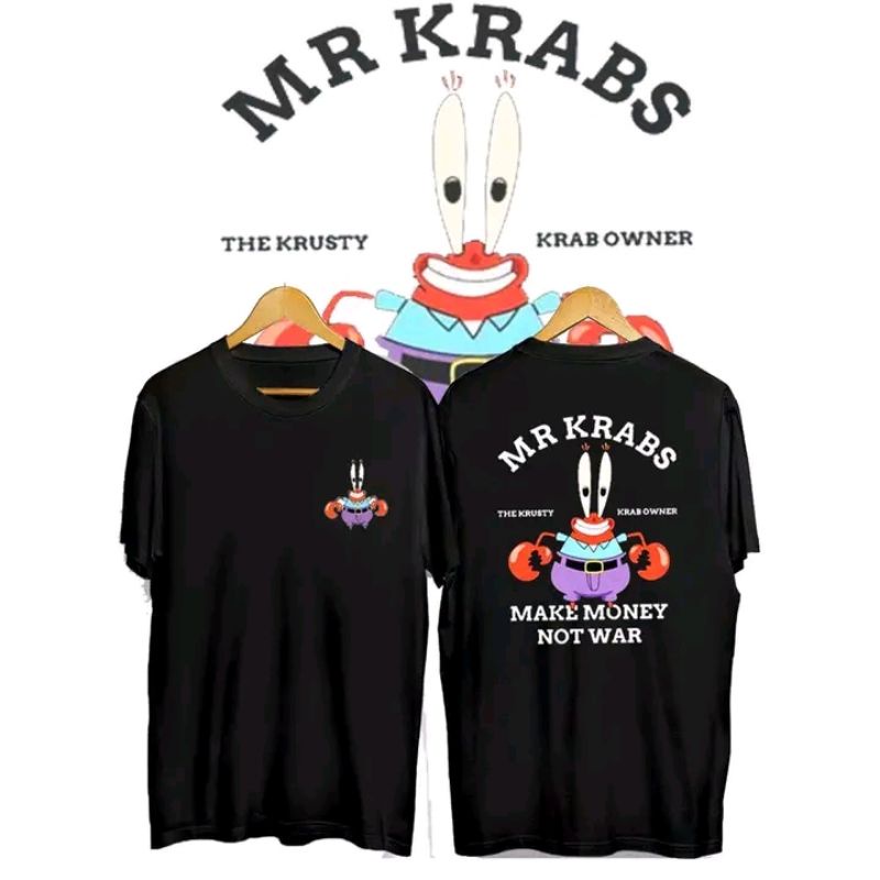 BAJU KAOS DISTRO MR KRABS TERBARU / ATASAN PRIA / KAOS MURAH