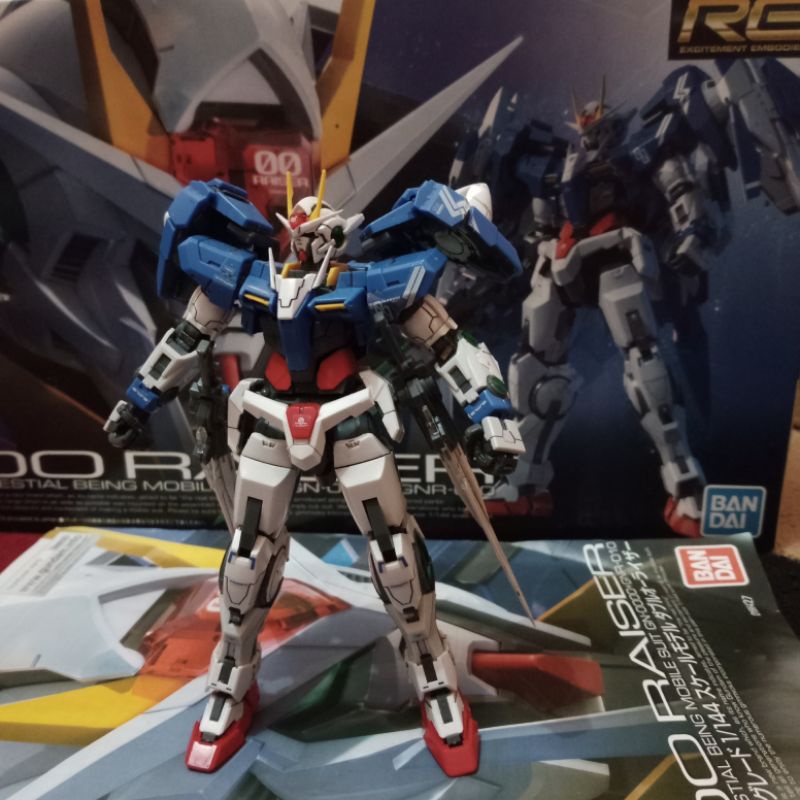 RG Gundam 00 raiser plus o raiser plus part seven sword