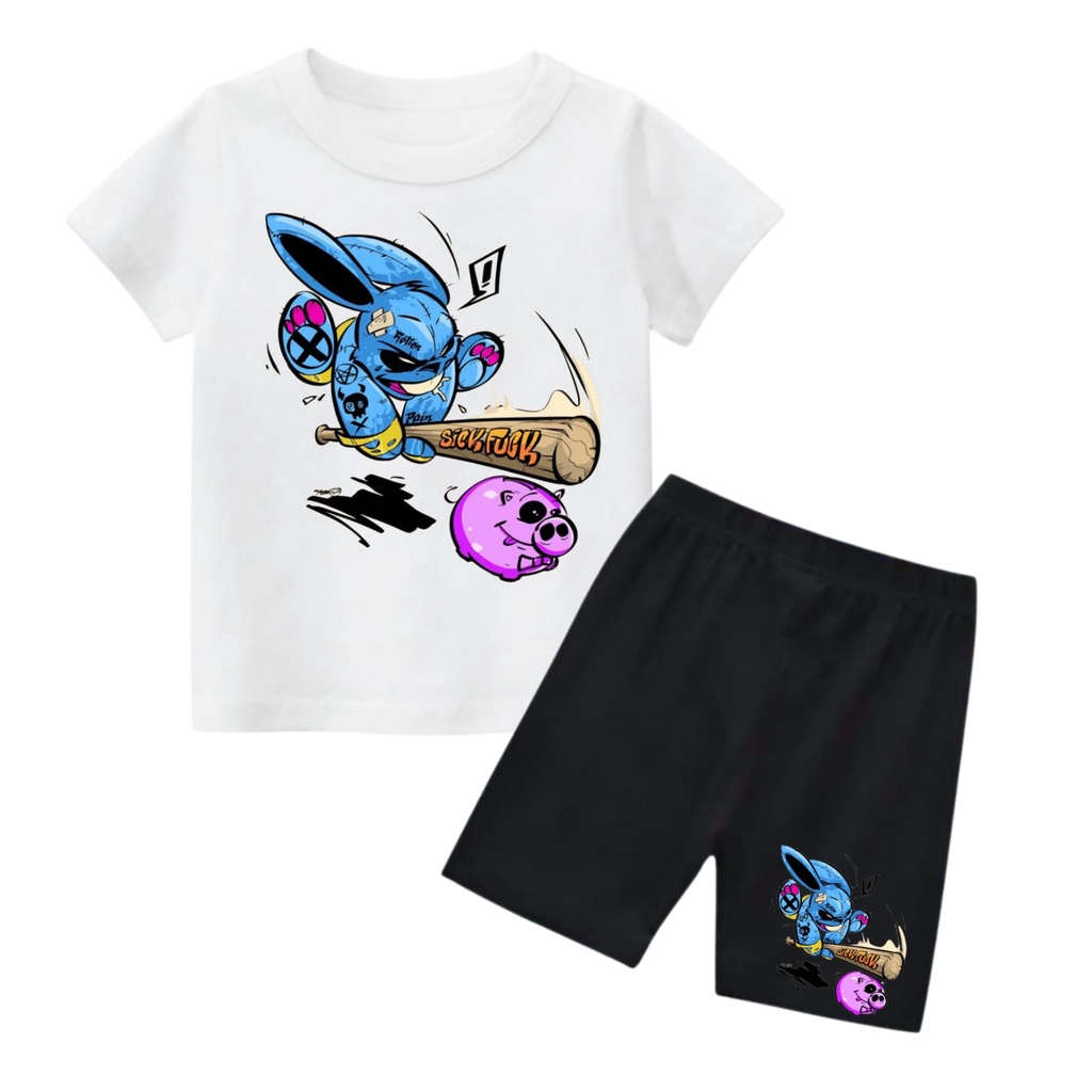 Hzl_outfit Setelan Baju Anak Sick F/ Baju Setelan Anak Anak