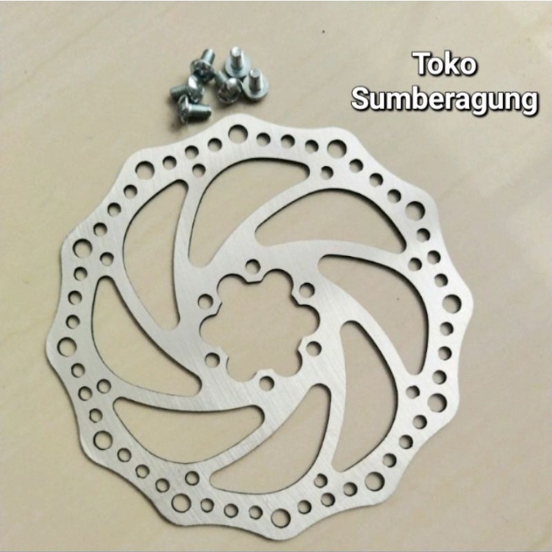 Rem cakram sepeda mtb Piringan cakram sepeda mtb Piringan cakram model drat dan baut Rotor Discbrake
