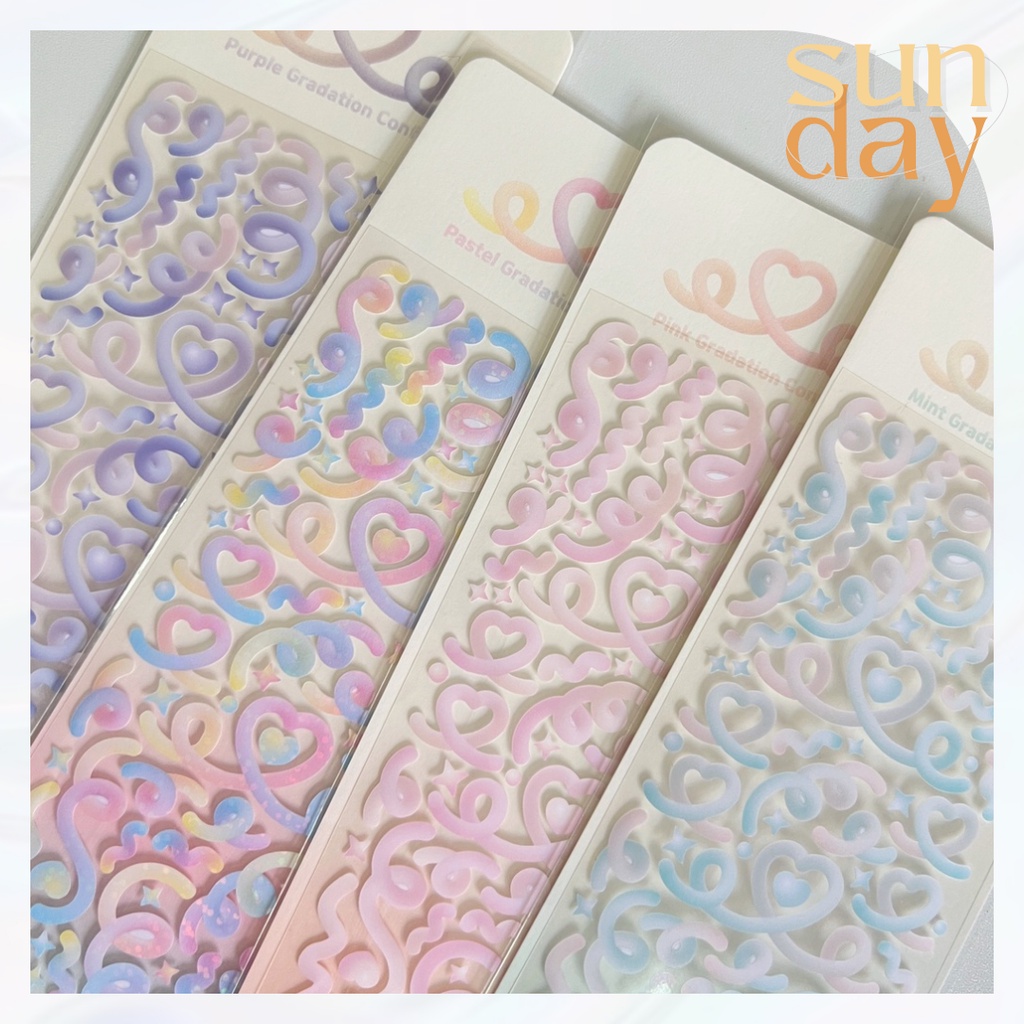 

SUNDAY - Sticker pita dekorasi motif hati DIY DECO