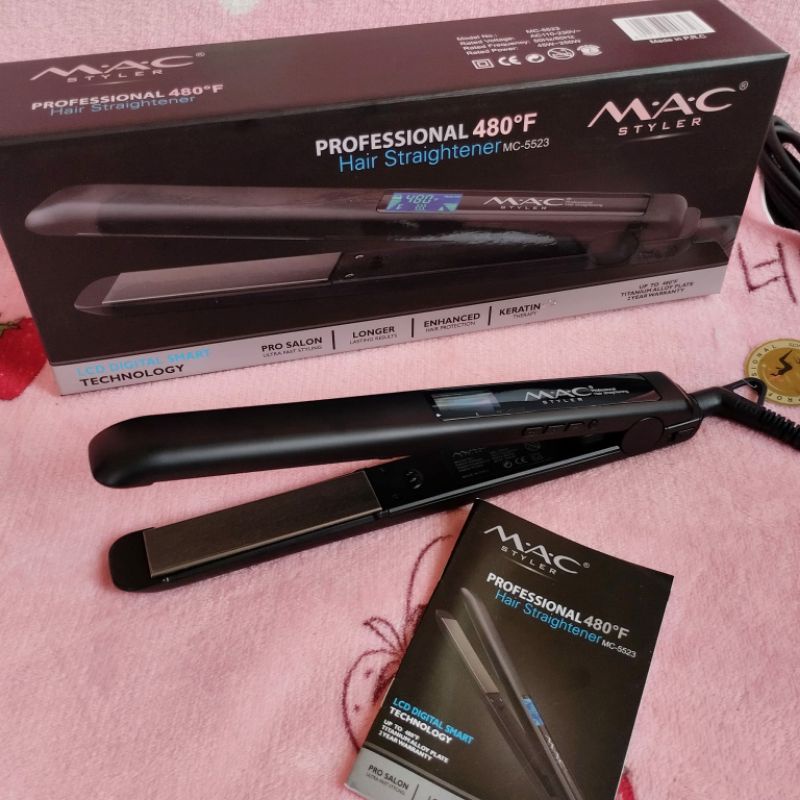 Alat Catok Styling Rambut Salon Fungsi Curly&amp;Lurus suhu