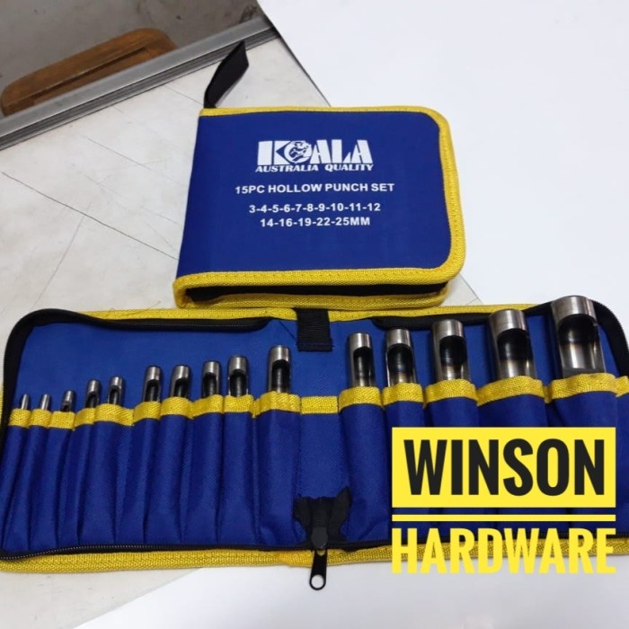 

Kol Koala Plong Kulit Set 3-25Mm 15Pc