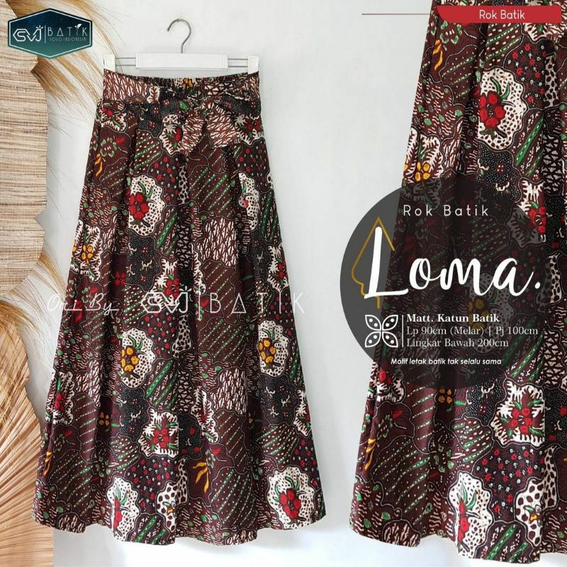 ROK BATIK PANJANG EKSKLISIF ROK BATIK BAWAHAN WANITA TERBARU