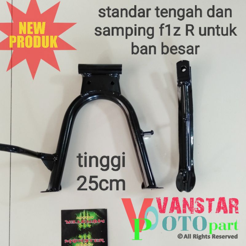 Standar tengah jagrak tengah samping f1z r fizr ss2 vega lama alfa sigma crypton untuk ban besar tin