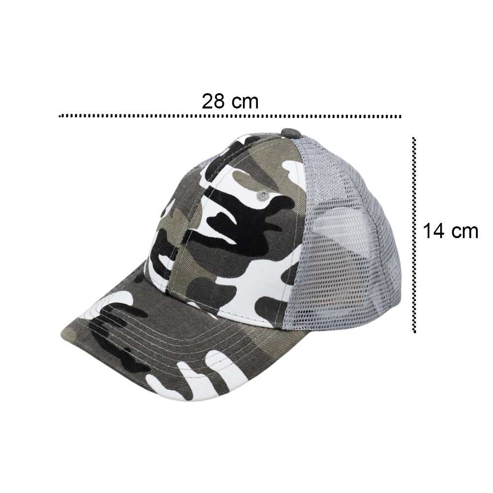 Topi Baseball Trucker Cap Hat Army Camouflage - S8R