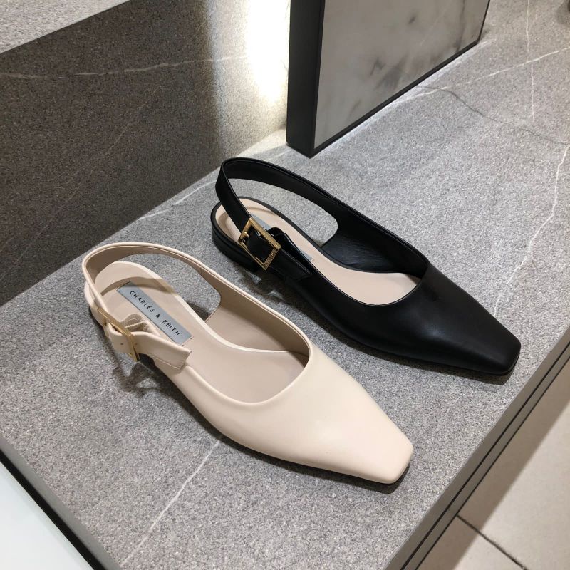 Sepatu Sandal Wanita Flat Shoes Charles & Keith Original Store 0968