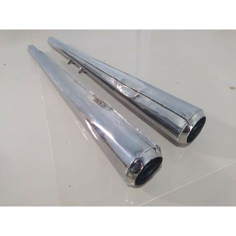 Knalpot Twin Cb 125, Cb 175, Cb 200 Crom