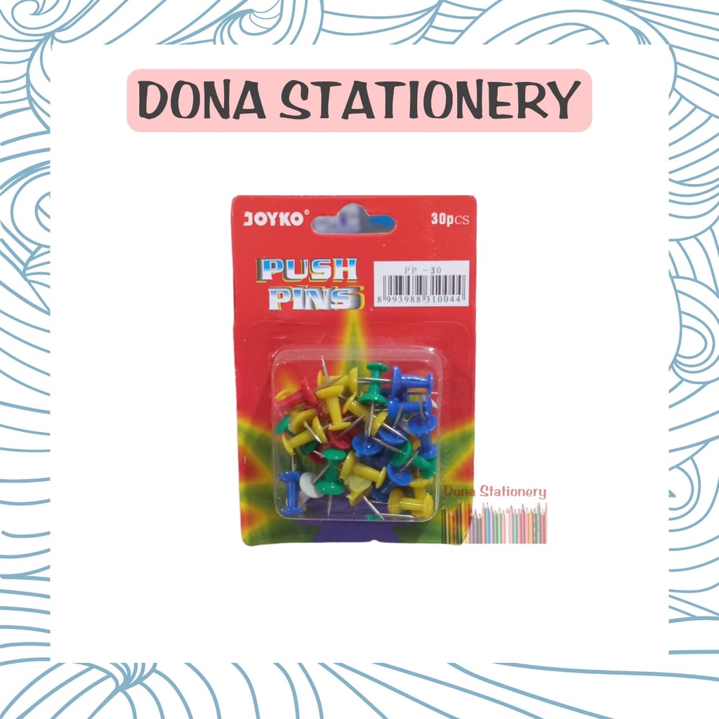 

Push Pin joyko / Jarum Tekan / Paku Pin Joyko PP-30