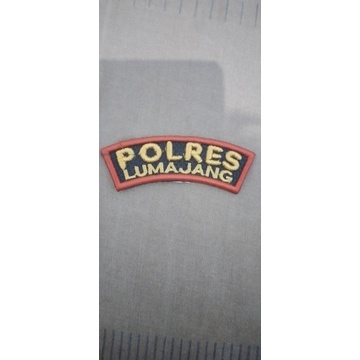 Bordir Timbul Polres Lumajang