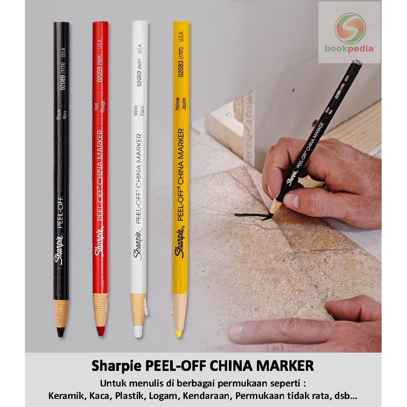 

NEW SHARPIE PEEL OFF CHINA MARKER tulis di keramik akrilik kaca plastik kendaraan ban dll