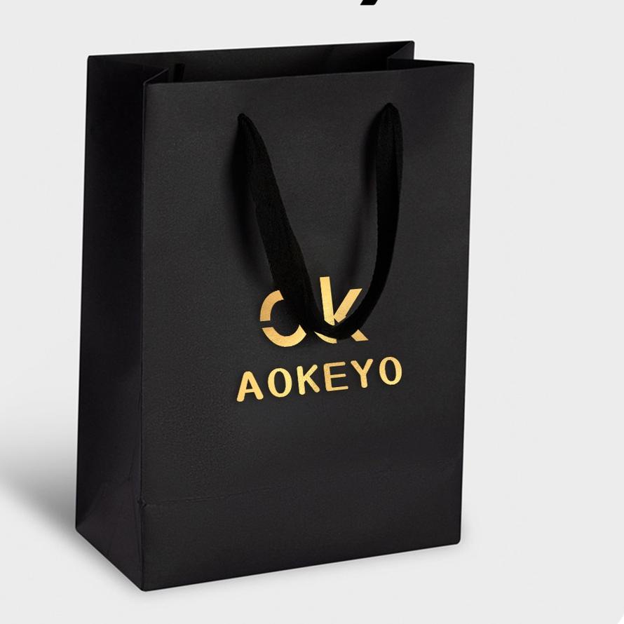 

✨COD✨ AOKEYO Paperbag Pembungkus Hadiah Shopping Bag Totebag serbuuu !