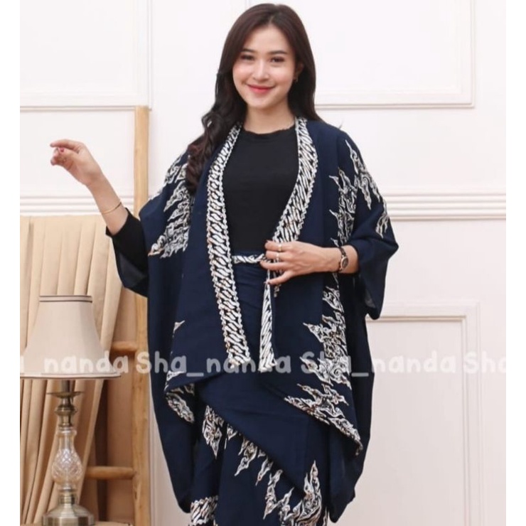 CARDIGAN BATIK WANITA MODERN OUTER BATIK KIMONO