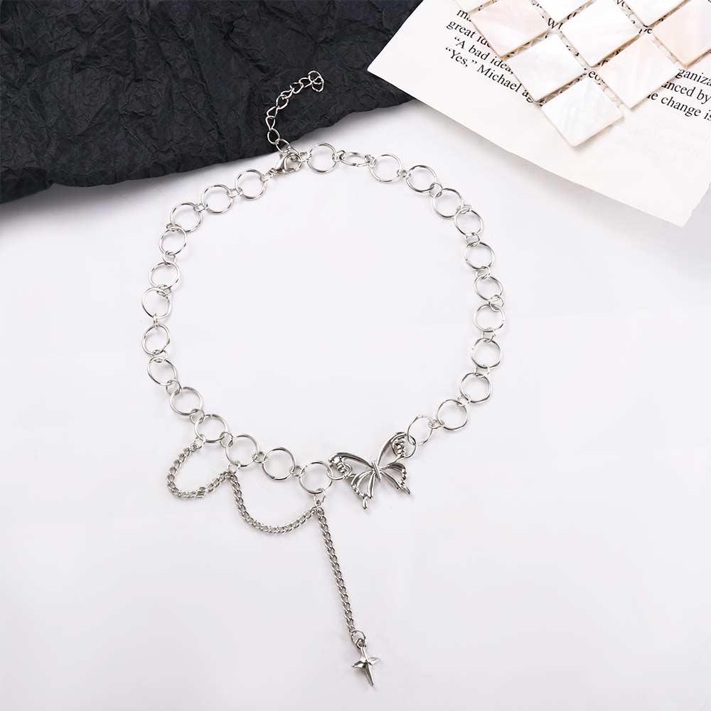 Mxbeauty Rantai Klavikula Gadis Vintage Perempuan Desain Perhiasan Rasa Hadiah Untuk Her Gaya Korea Liontin Kalung