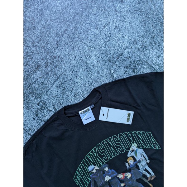 T-shirt Jujutsu Kaisen x Thanksinsomnia "Gruska Hero Black"  UNISEX