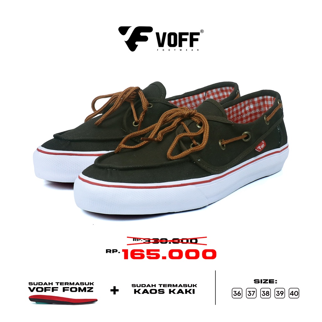 Voff Official Store - Libra Black Brown | Sepatu Wanita | Sneakers