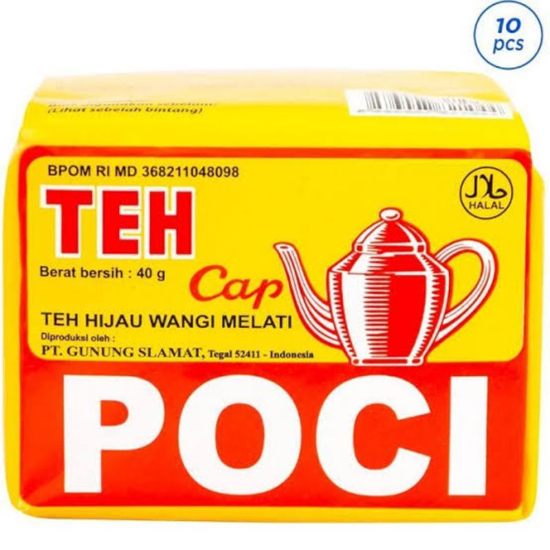 

TEH POCI 40GR TEH MELATI TEH SERBUK DAUN TEH INSTAN TEH MELATI TEH MANIS TEH WARKOP TEH SARIWANGI TEH BANDUL TEH GOPEK