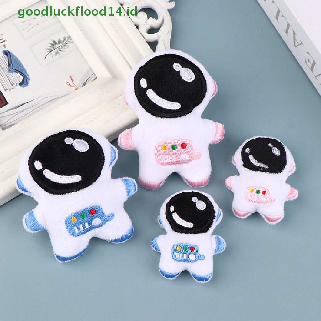 [GOOGFOUR] 5 Pcs Astronot planet Roket Boneka Patch Aplikasi Untuk Kerajinan Pakaian Kaos Kaki Perlengkapan Jahit DIY Rambut Klip Aksesoris [TOP]