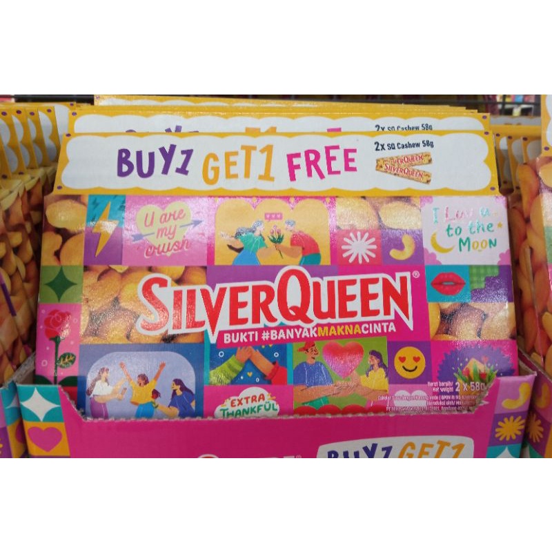 

Silver Queen buy 1 get 1 2x58g