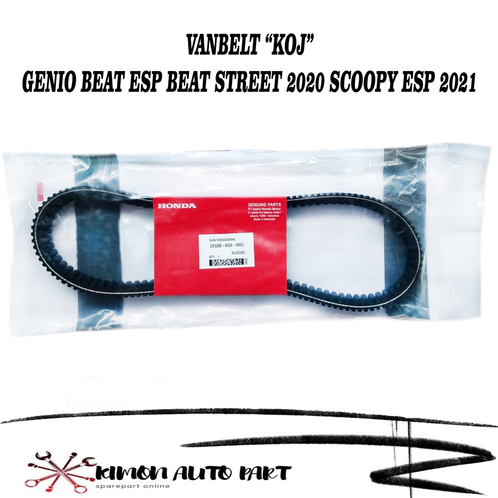 VANBELT GENIO BEAT ESP 2020 SCOOPY ESP 2021 / STRENG VBELT VANBELT ONLY BEAT DELUXE ES 2020 GENIO SC