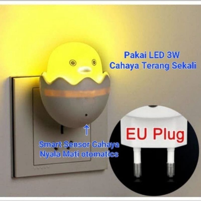 LAMPU TIDUR LED SENSOR CAHAYA LUCU GOOD QUALITY